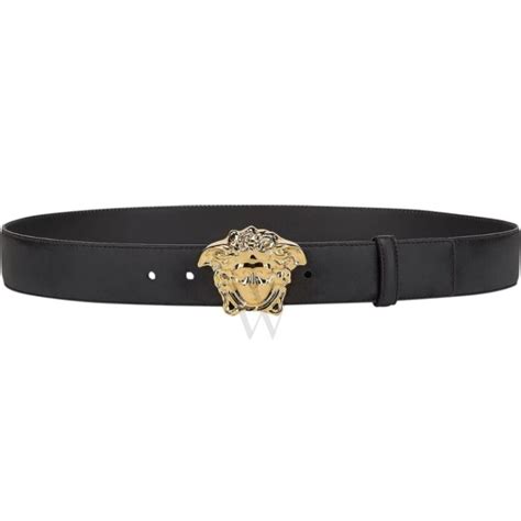 versace black palazzo belt|Versace black belt size 36.